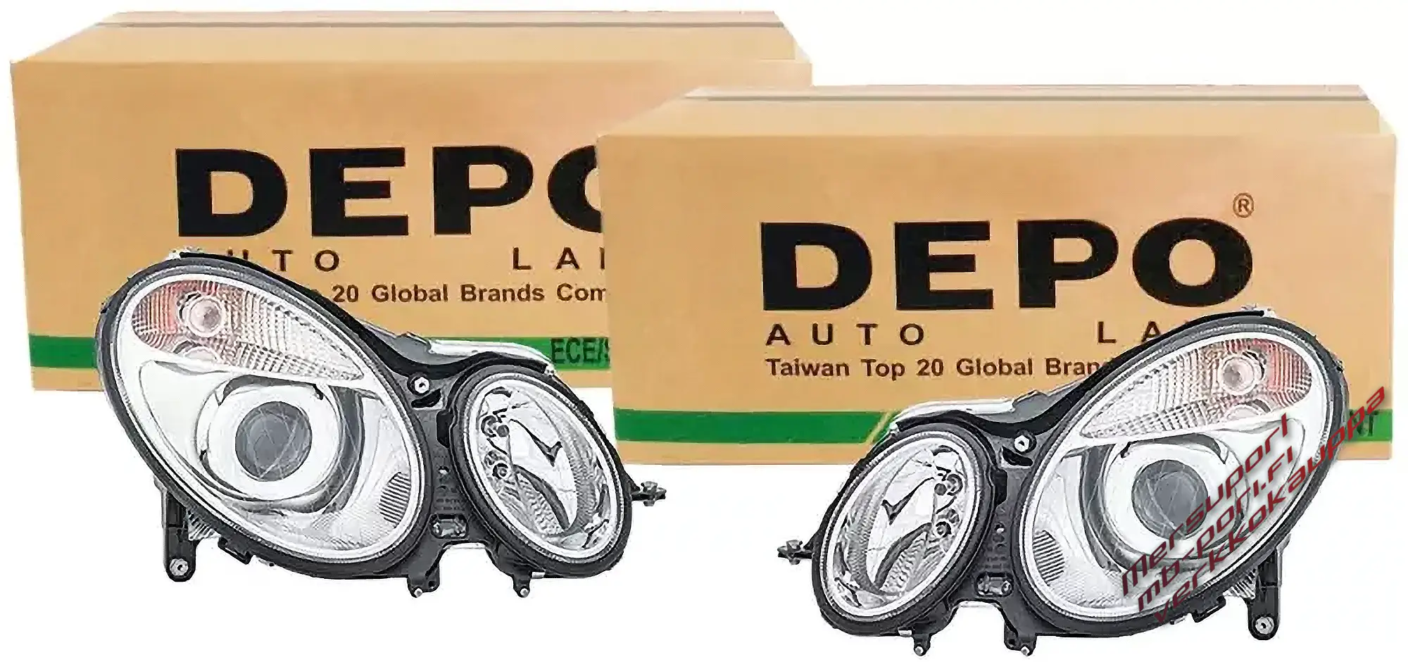 Ajovalopari W211 (2002-2006), Xenon, Tarvike, Uusi