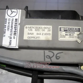 mb-pori.fi verkkokauppa  autoradio yksikko käytetty becker-autoradio-yksikko a1268200626 b-osa sku