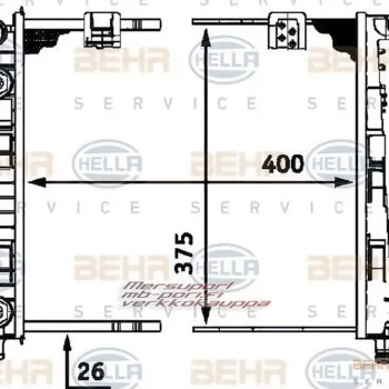 mb-pori.fi verkkokauppa  jaahdytin uusi w168 alkuperainen a1685001802 uusi sku