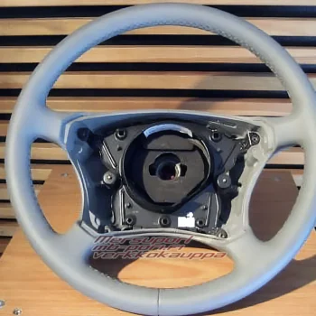 Ohjauspyörä S W220, Vaalea harmaa/ nahka