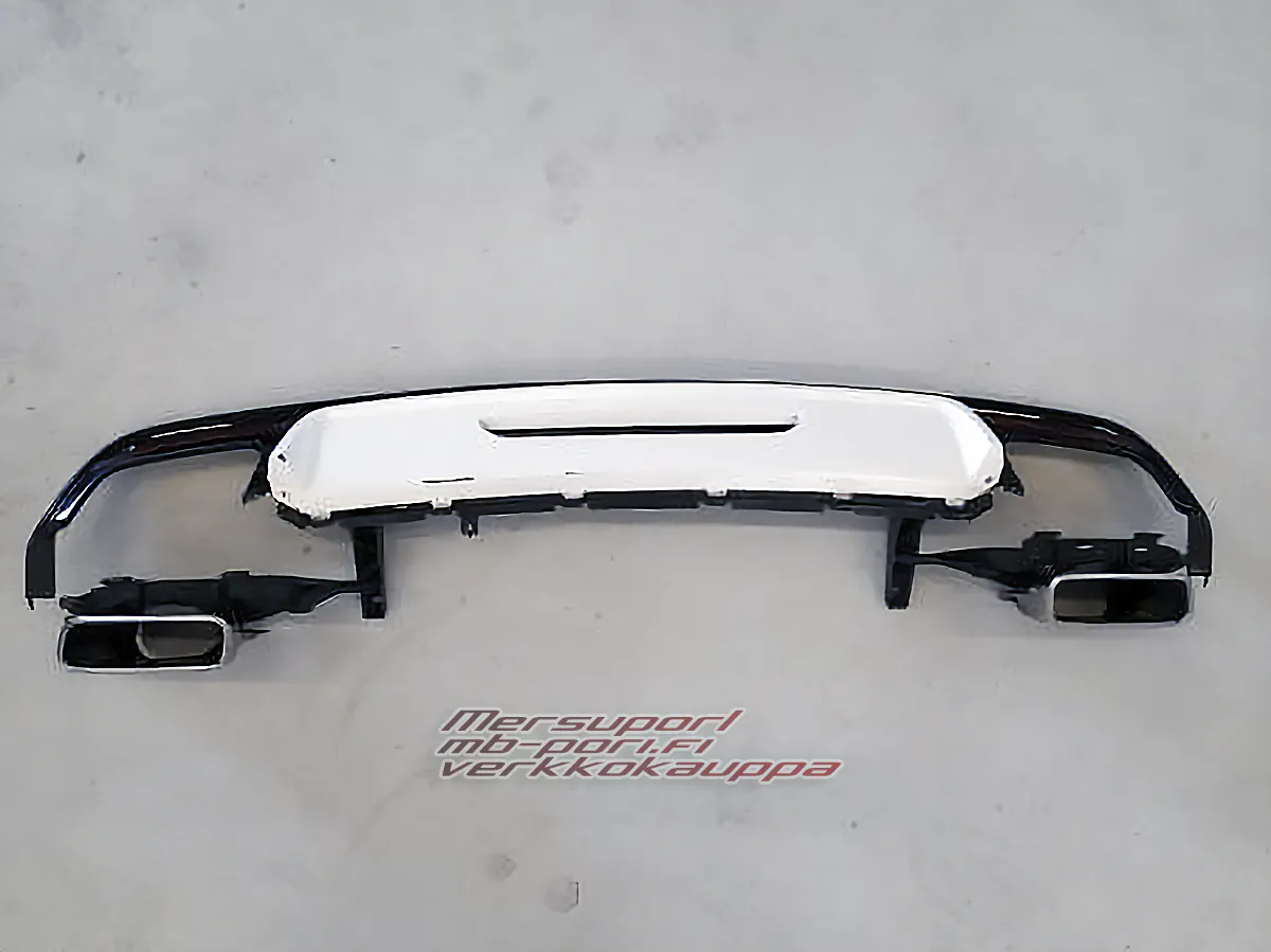 mb-pori.fi verkkokauppa  takapuskurin diffuusori ja putkenpaat käytetty w222 amg styling b-osa sku