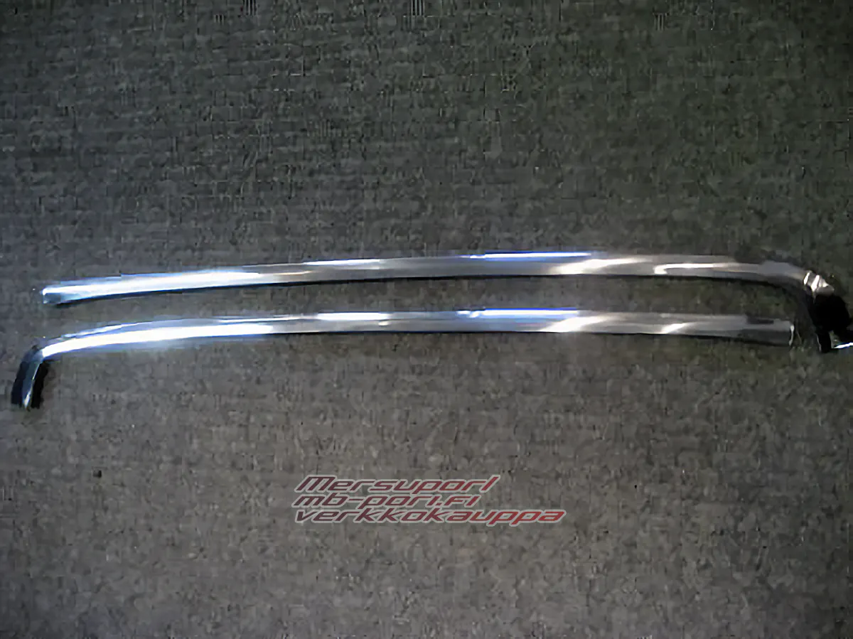 mb-pori.fi verkkokauppa  takapuskurin kromilistapari uusi w124 alkuperainen a1248801836 a1248801736 uusi sku